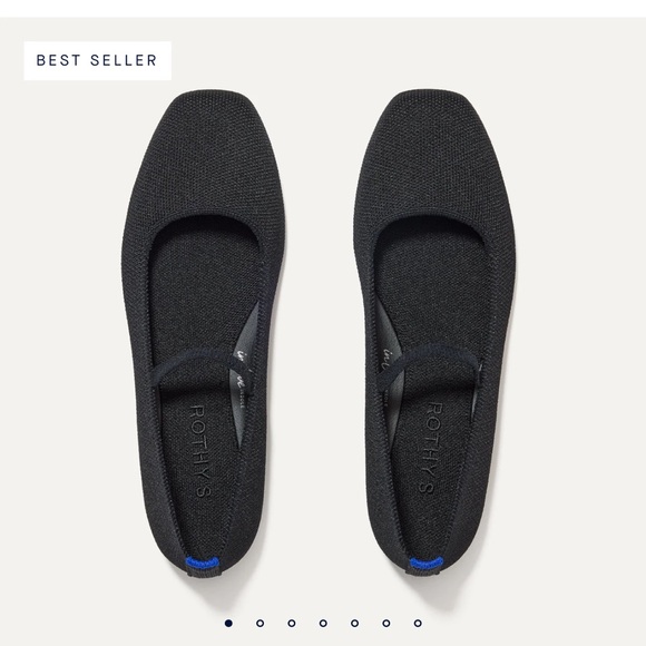 Rothy's Black and Blue Flats - Picture 4 of 5
